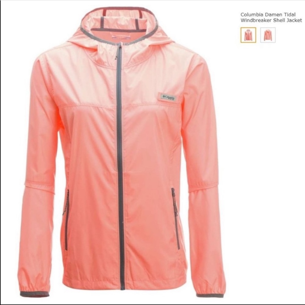 Columbia Pink Windbreaker Jacket